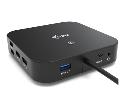 Akcesoria I-TEC USB-C Dual Display Dock 2x Display Port PD 100 W C31DUALDPDOCKPD